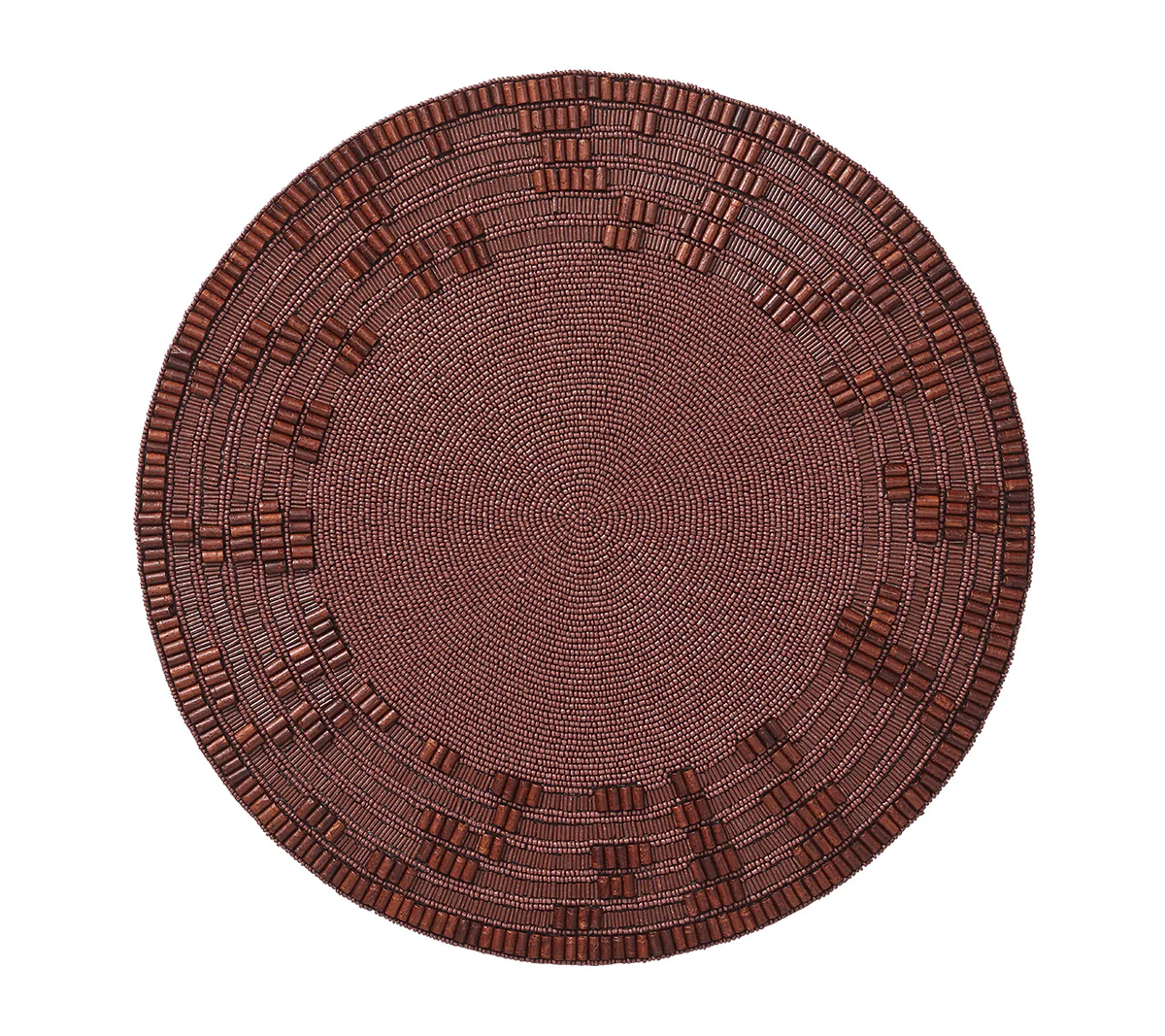 Wood Matrix Placemat Brown Set of 4