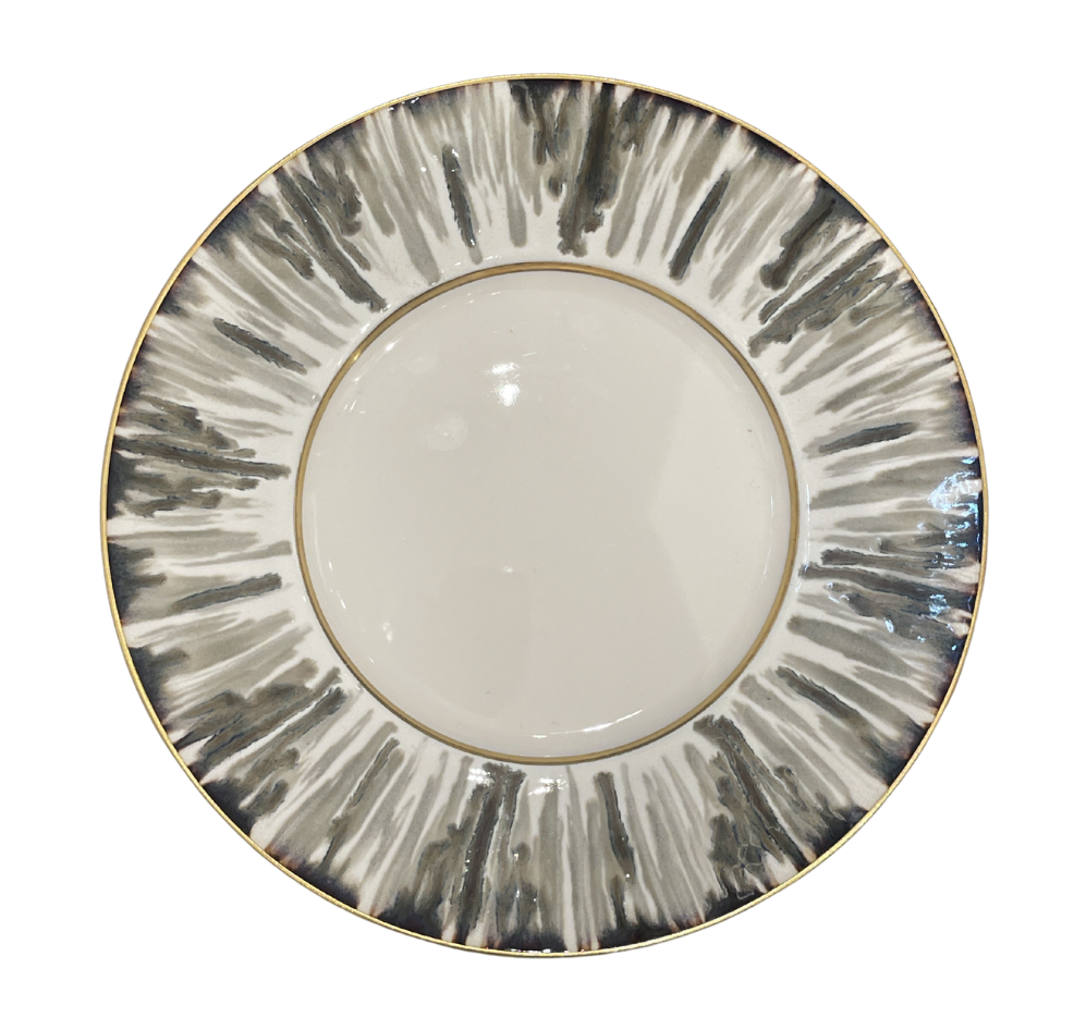 Ecaille Creme Dinner Plate