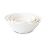 Sculpt Tapered Bowl White  -