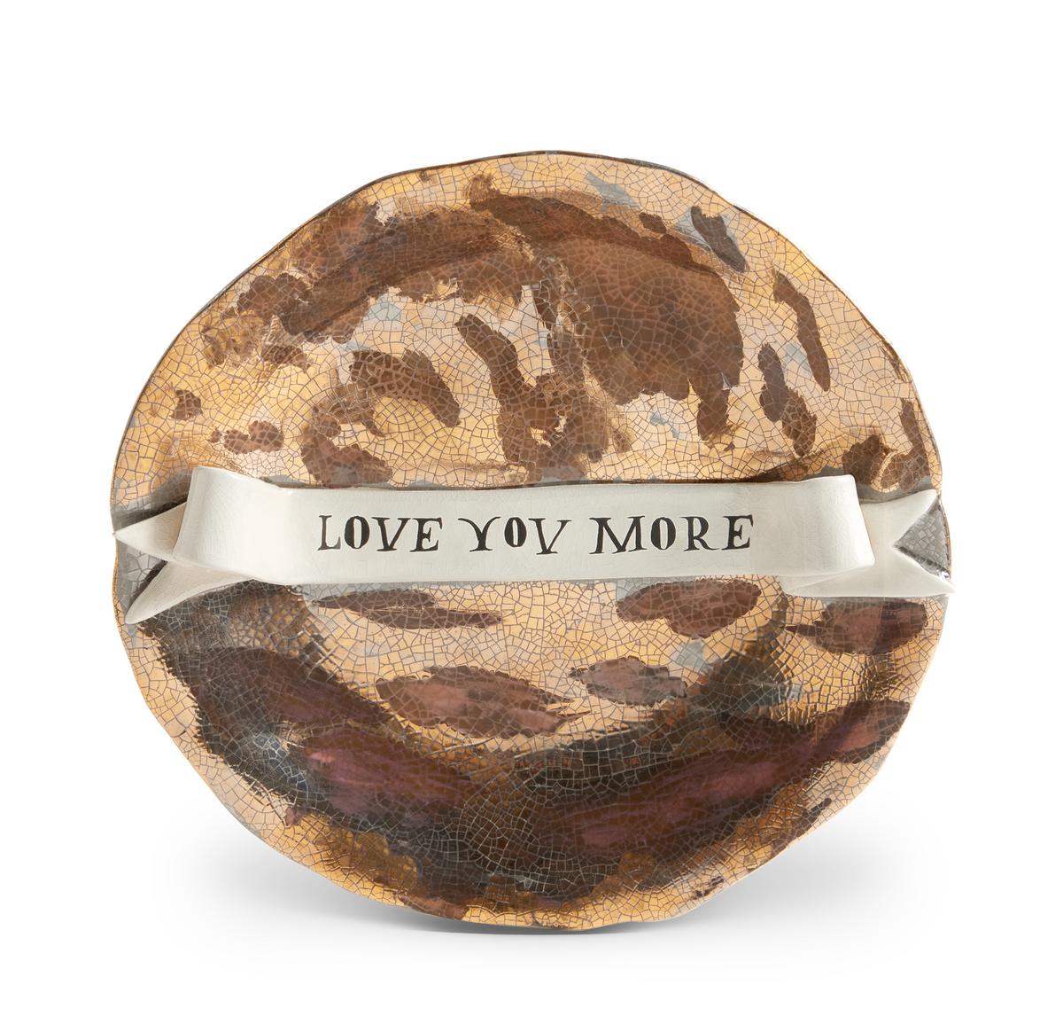 Ruan Hoffmann Plate With Ribbon - Love You More