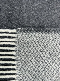 Double Faced Solid Mini Chevron Throw -