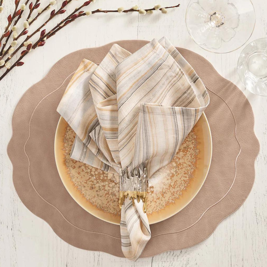 Tailored Placemat Taupe Set of 4