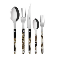 Bistro Dune Flatware 5 Piece Setting