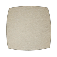 Square Reversible Soho Natural & Horizon Placemat - Set of 4.