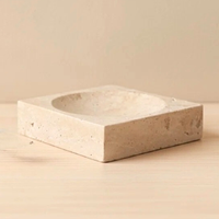 Tuscon Travertine Square Bowl