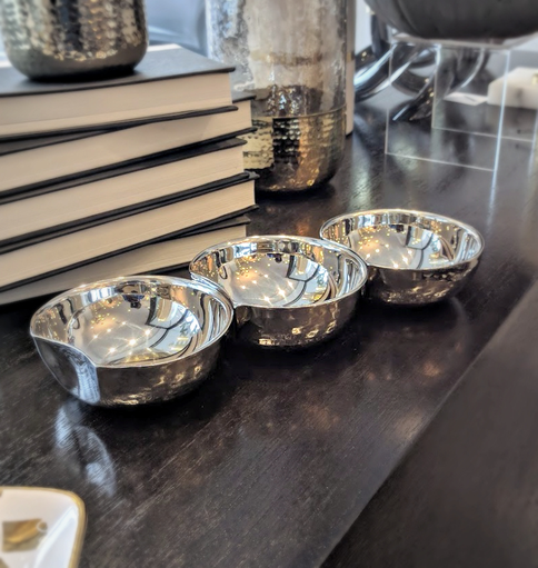 Hammered Connecting Bowls