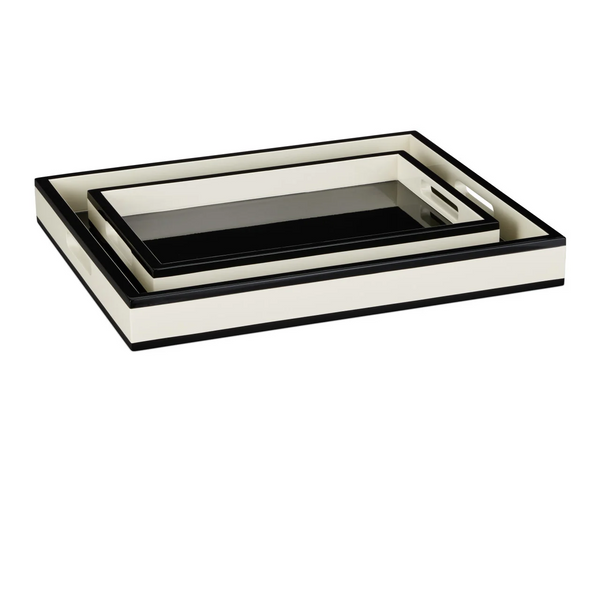 Monochrome Lacquer Tray