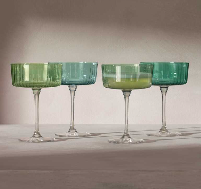 Gems Champagne & Cocktail Glass Set of 4