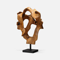 Marcianus Sculpture Teak 20"