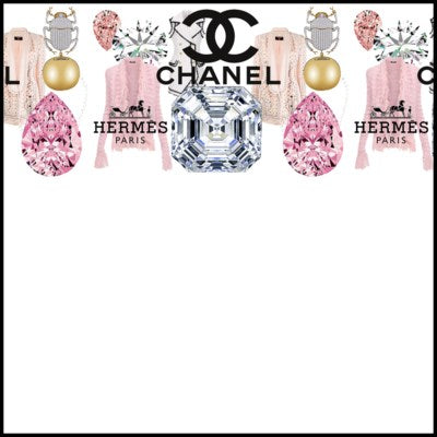 Chanel Women Note cards with Acrylic Holder