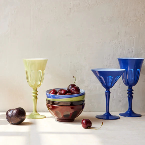 Rialto Glass Bowls  Duchess Blue - Set of 2