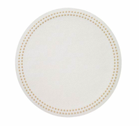 Pearls Round Placemat Set of 4