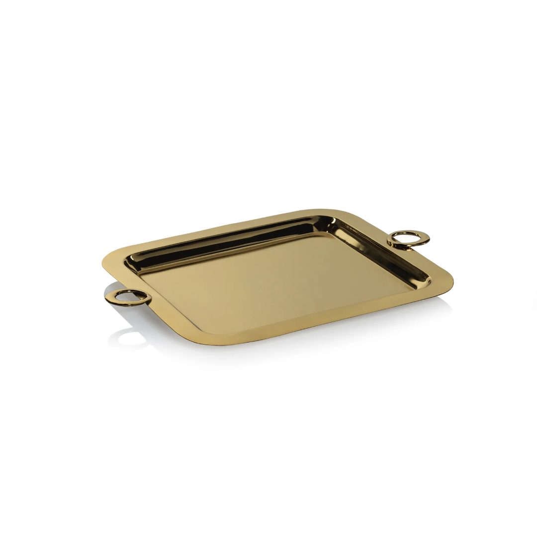 Gilded Gold Serving Tray