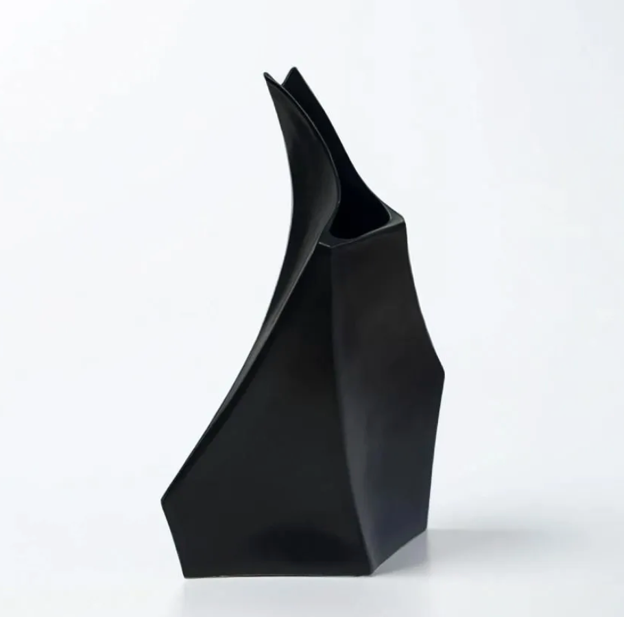 Geo Vase Collection Matte Black -