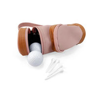 Arnold Golf Ball  & Tee Holder Bag - Pink