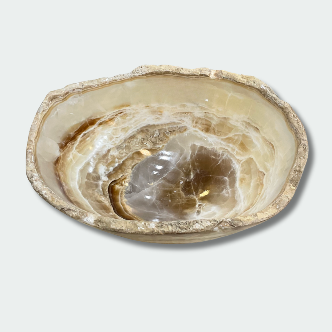 Onyx Bowl Quartz Crystalline