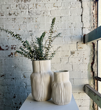 Series 02 Bottle Vase Cream -