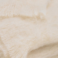 Brushed Alpaca Throw - Cream