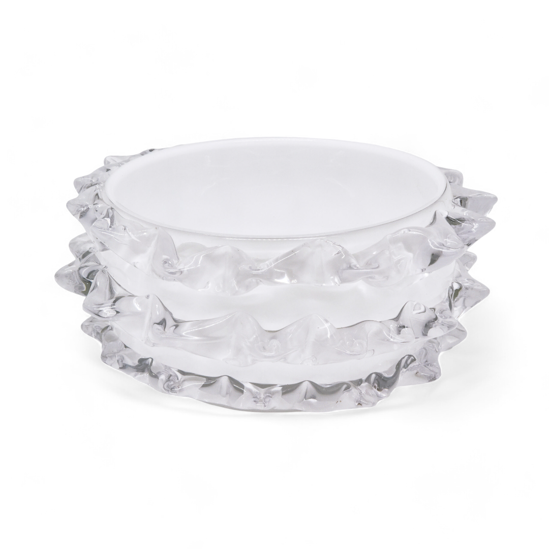 Thorn Glass Bowl - White.