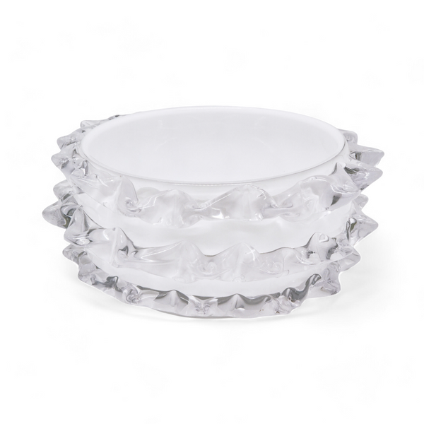 Thorn Glass Bowl - White.