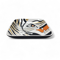 Tiger Ceramic Tray Black Medium.