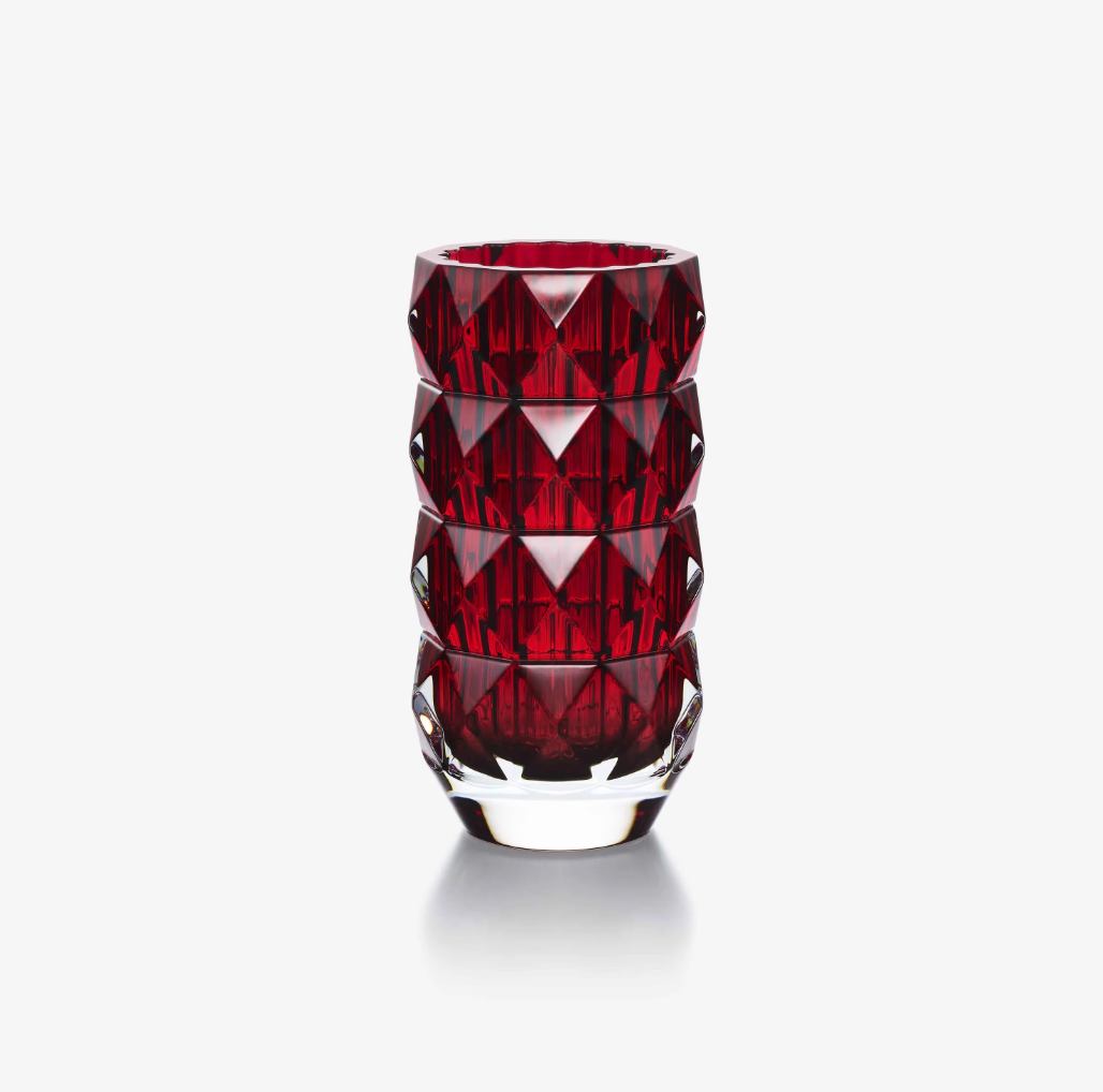 Louxor Round Vase Red