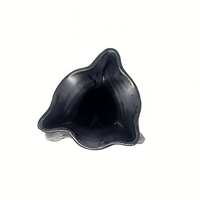 Triangular Vases - Metallic Black handcrafted by ceramic artist David Changar.