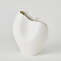 Trumpet Vase White