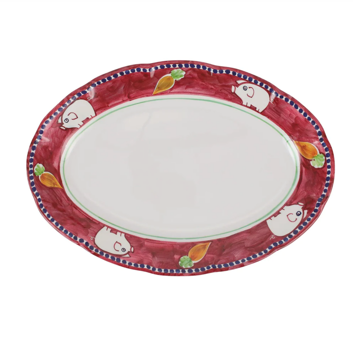 Campagna Porco Melamine Oval Platter