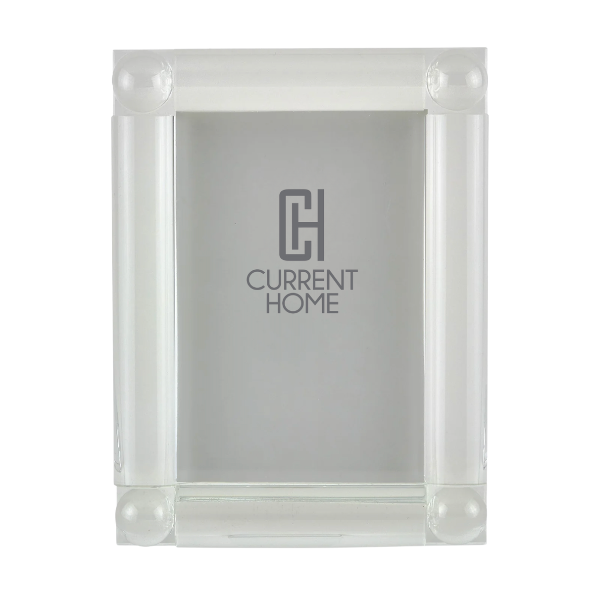 Corner Ball Crystal Frame Clear -