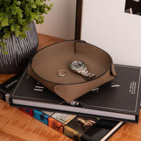 Alex Leather Valet Tray -