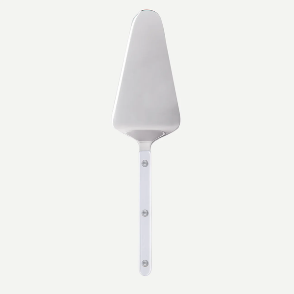 Bistro Shiny Silver Tart Server Pearly -