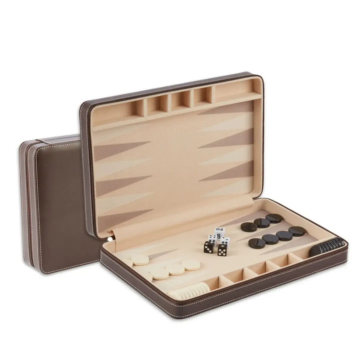 Leather Backgammon Set