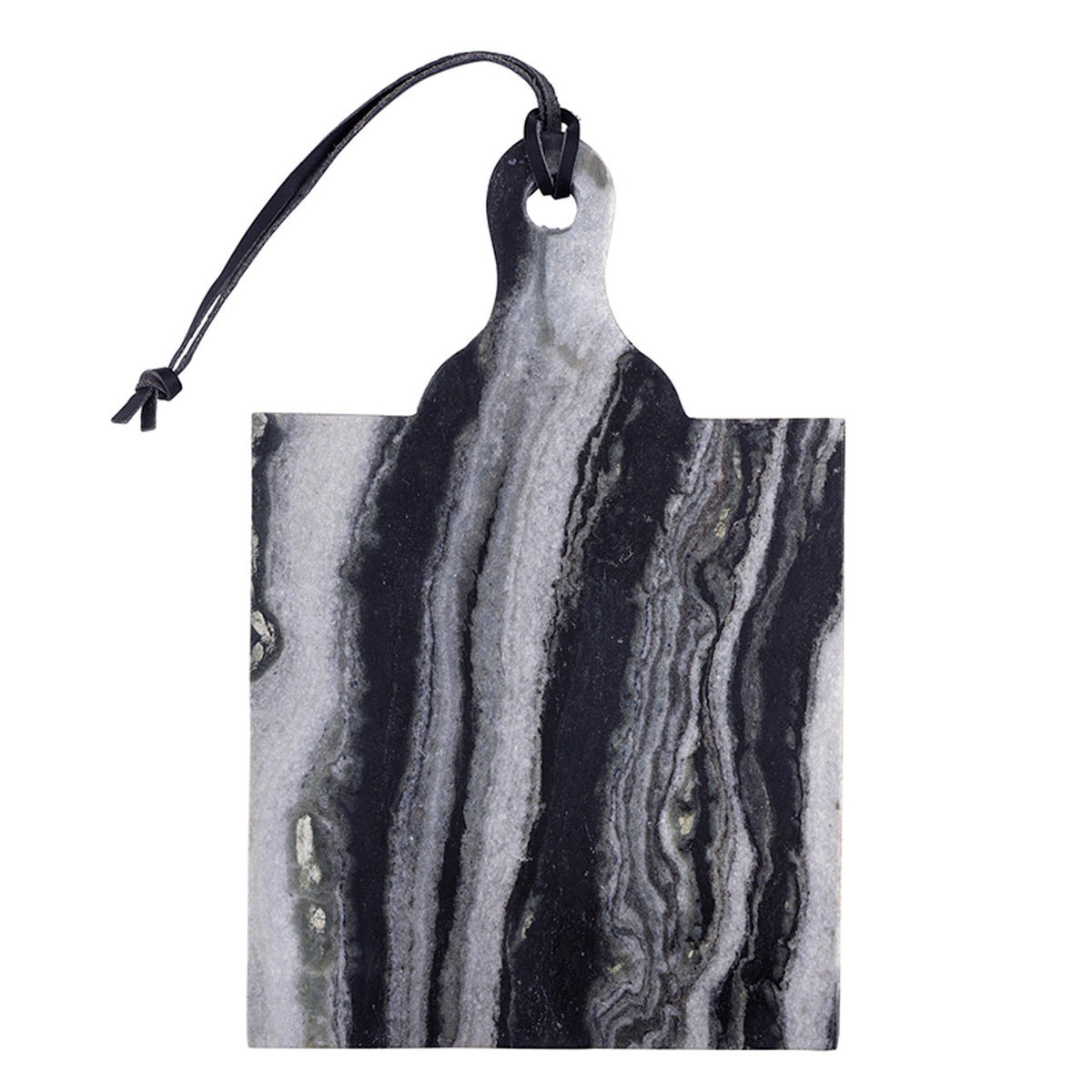 Zebra Marble Handled Cheese Board