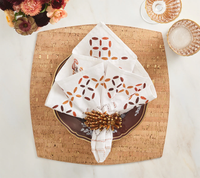 Malta Embroidered Napkin Set of 4