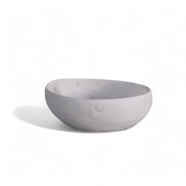 Arila Small Bowl - White Swirl