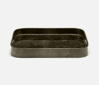 Nelson Grey Rectangle Bart Tray