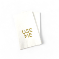 Guest Towel Pack - USE ME Gold.