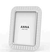 Striations Frame  Silver -