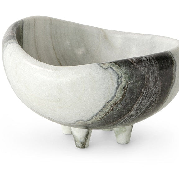 Taza Marble Footed Bowl