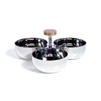 Spector Condiment Set - Nickel & Amber