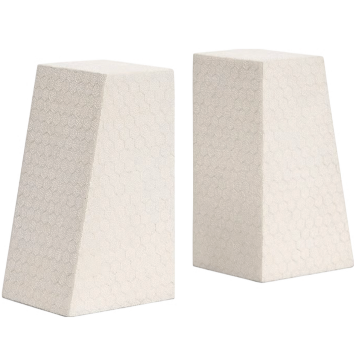 Rene Faux Shagreen Bookends Set of 2 -