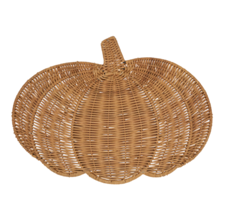 Rattan Pumpkin Placemat Set of 4