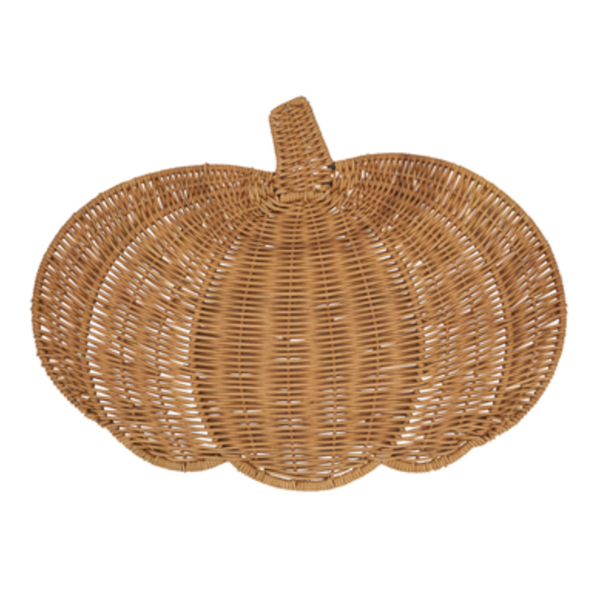 Rattan Pumpkin Placemat Set of 4