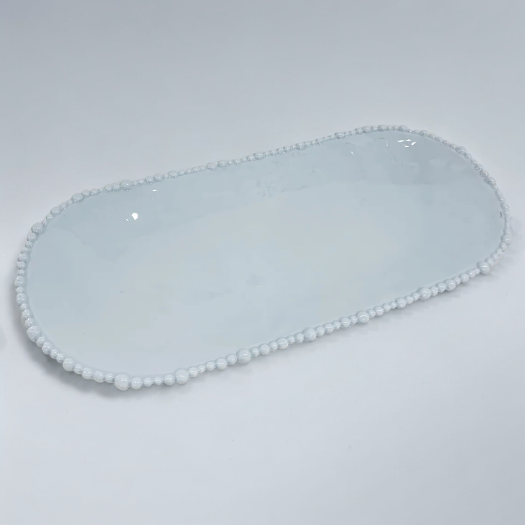 Vida Alegria Oval Platter Blue - Large.