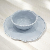 Vida Alegria Dinnerware Light Blue Set of 4