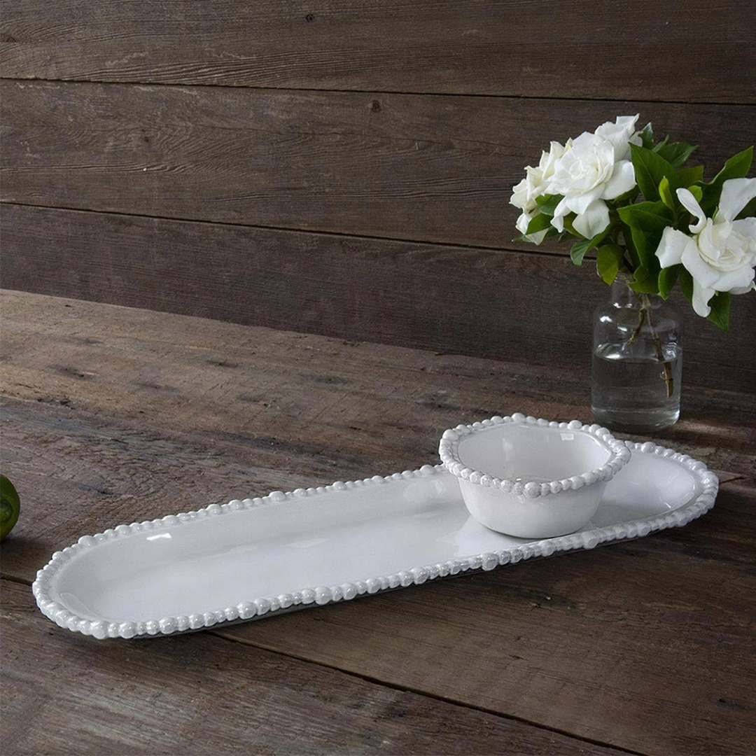 Alegria Baguette Platter White - Medium