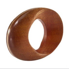 Morgan Wood Napkin Ring Set of 4