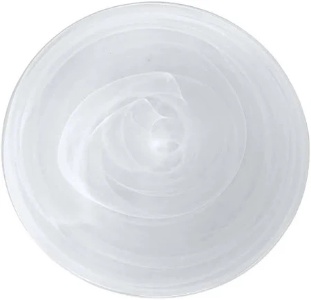 Swirl Alabaster Dinnerware White Set of 4