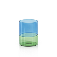 Waterside Two-Toned Glass tumbler. 